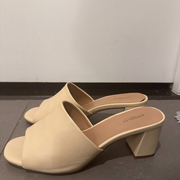 Aerosoles Entree Slide Sandal In Off-White Size 9 - Picture 5 of 6